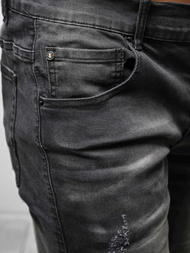 Spodnie jeansowe męskie grafitowe OZONEE NB/MP0028G