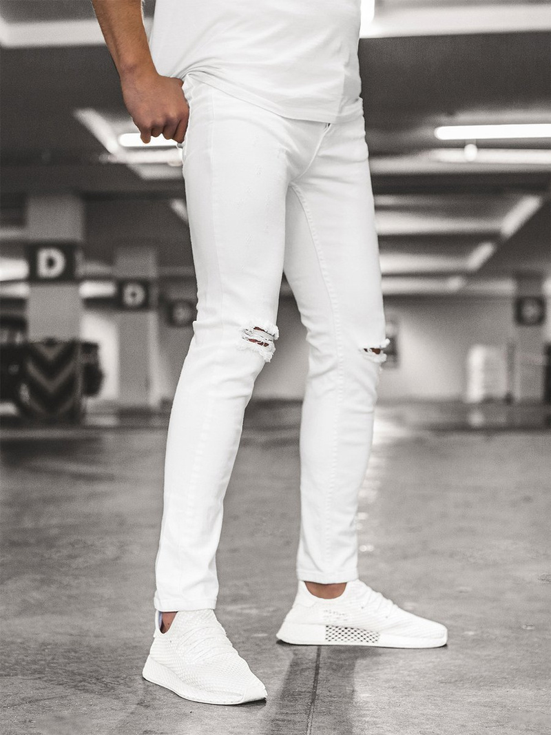 OZONEE B/8021 Штани чоловічі Бiлi