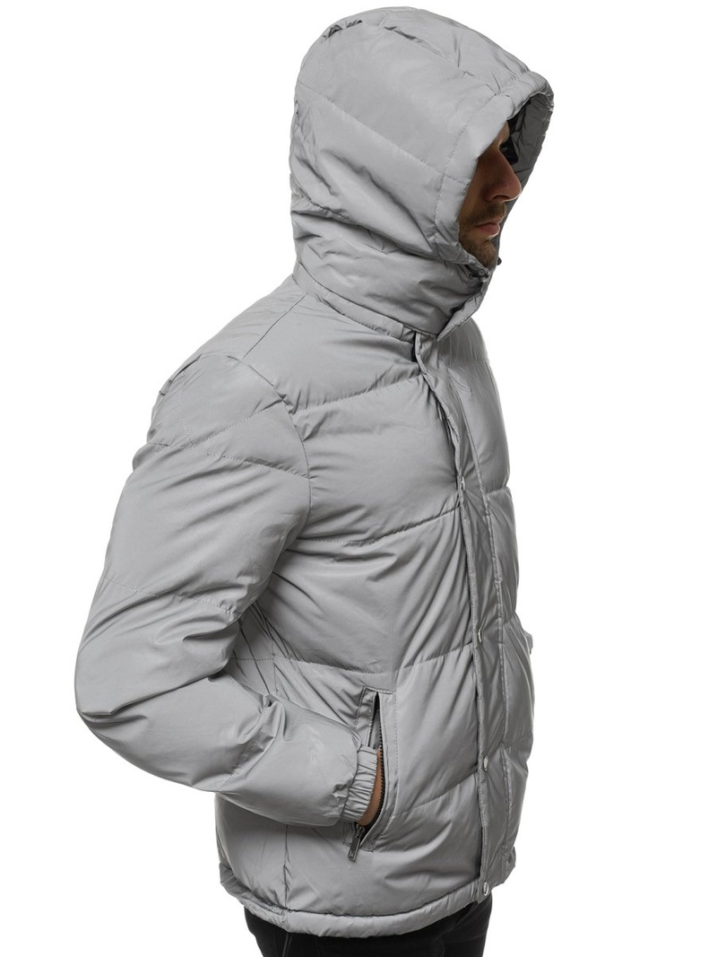 Куртка чоловіча срібло OZONEE JB/JP1167