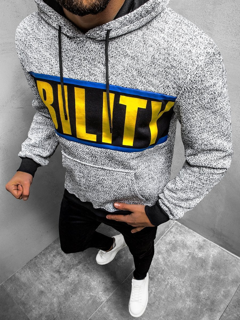 Толстовка чоловіча Сiра OZONEE JS/KS1936Z