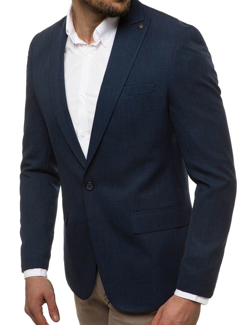 Піджак чоловічій Темно-Синя OZONEE H/28