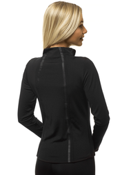 Bluza damska rozpinana czarna OZONEE JS/HH020/1