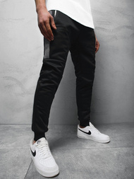 Spodnie dresowe męskie czarno-grafitowe OZONEE JS/K50003