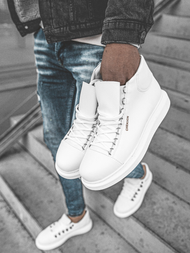 Sneakersy wysokie białe OZONEE CH/258