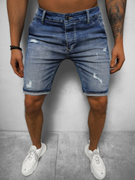 Spodenki męskie jeansowe niebieskie OZONEE NB/MP0042B