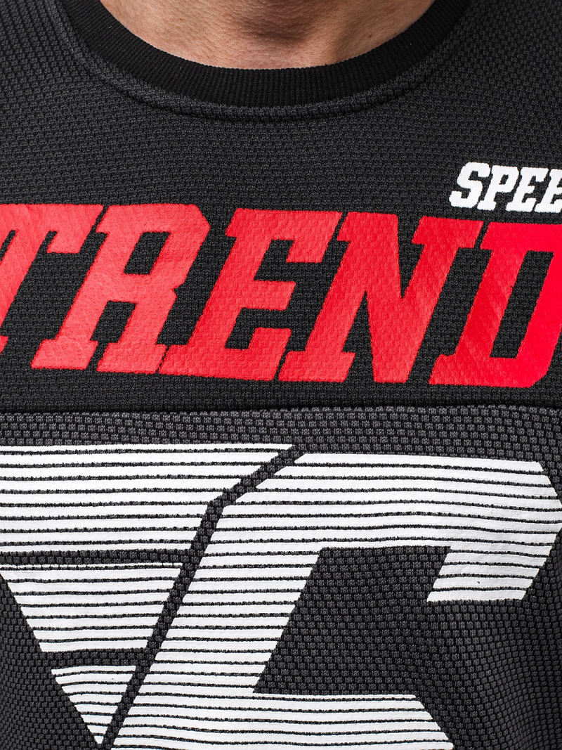 Толстовка чоловіча Темно-сіра OZONEE JS/DD752Z