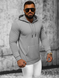 Толстовка чоловіча сірий OZONEE O/TB2273