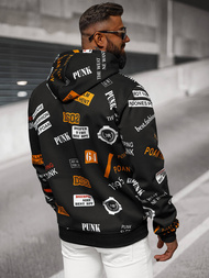 Толстовка чоловіча чорна OZONEE JS/8B1250/3