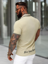 Футболка Поло Чоловіча Бежева OZONEE O/YN2/559