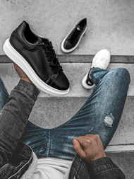 Sneakersy czarne OZONEE B/2051