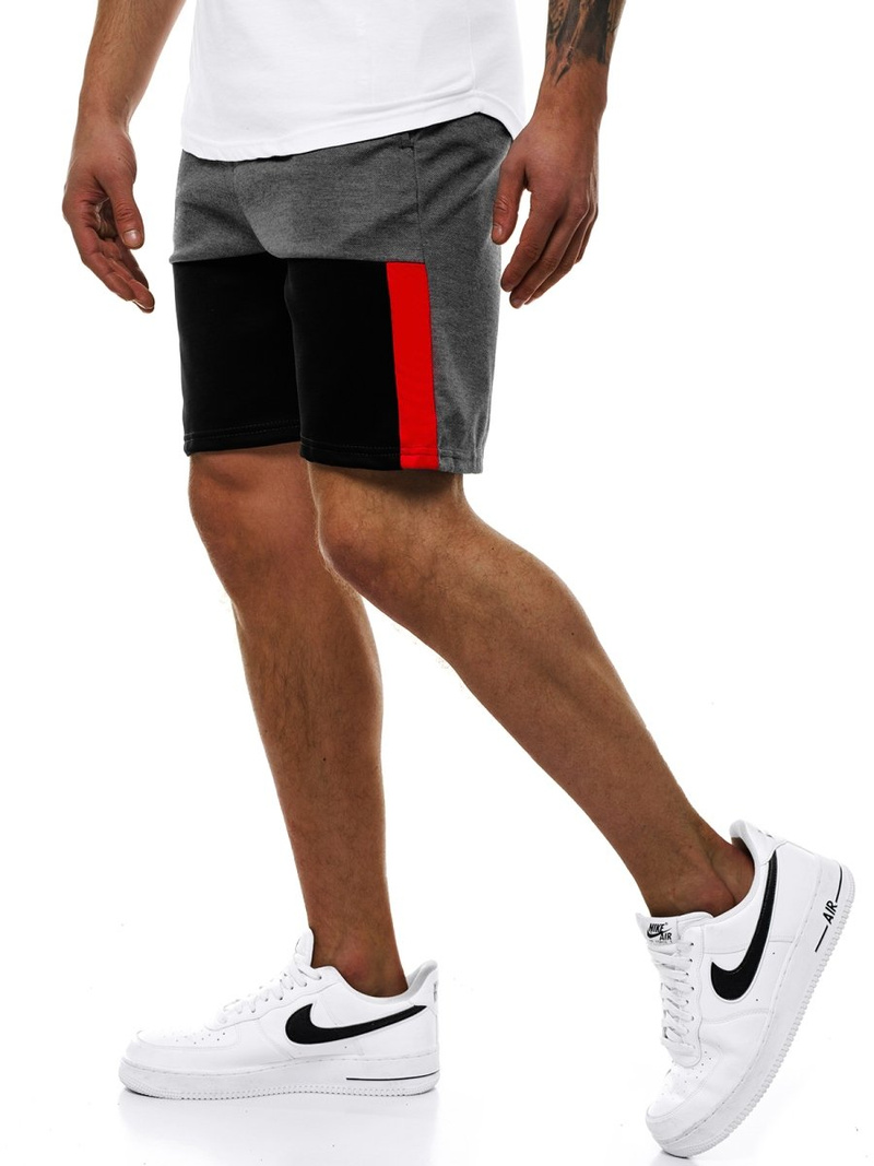 Spodenki męskie grafitowe OZONEE JS/KK300187