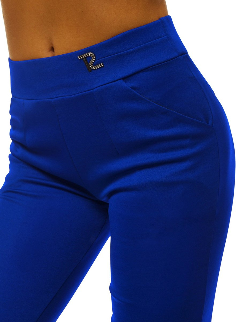 Legginsy krótkie damskie niebieskie OZONEE JS/1027/A9