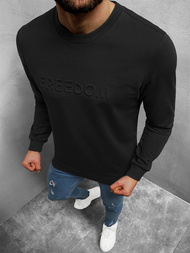 Bluza męska crewneck czarna OZONEE B/21402040Z