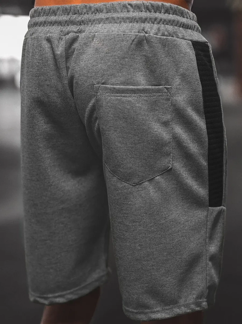 Spodenki dresowe męskie grafitowe OZONEE O/WW20013/3