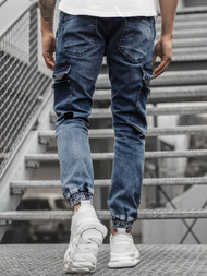 Spodnie jeansowe męskie niebieskie OZONEE DR/K139/12