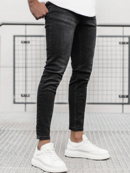 Spodnie męskie jeans czarne OZONEE O/4371/3