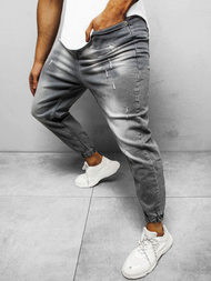 Spodnie jeansowe męskie szare OZONEE DP/743Z