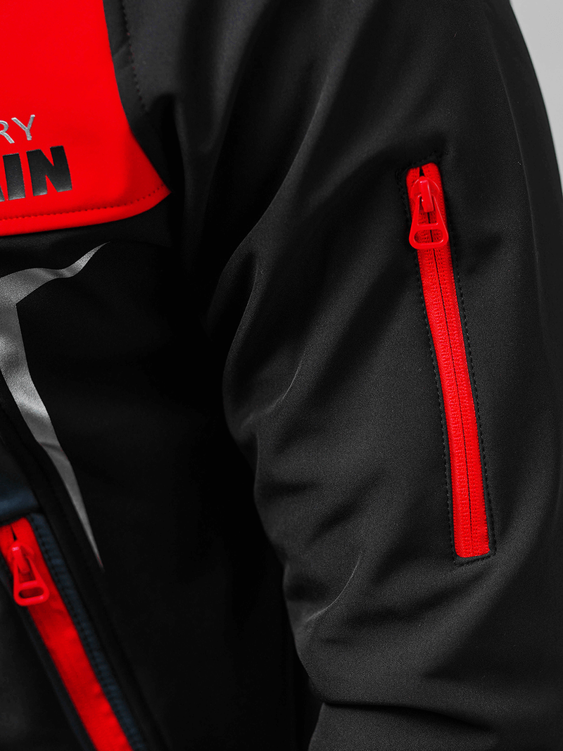 Куртка softshell чоловіча Чорно-Червона OZONEE JS/HH021/1CZ