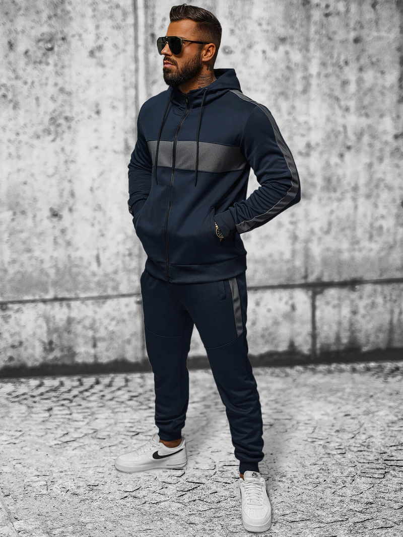 Чоловічий спортивний комплект tемно-cиня OZONEE JS/8C8115/25