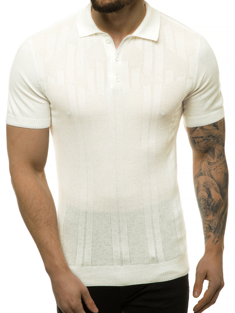 Светр чоловічій Кремовий OZONEE L/2495