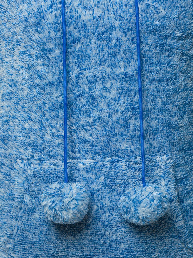 Bluza damska z kapturem niebieska OZONEE JS/HH034/9