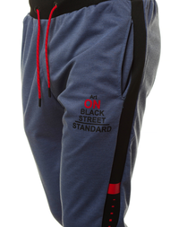 Spodnie dresowe męskie granatowe OZONEE JS/AM100