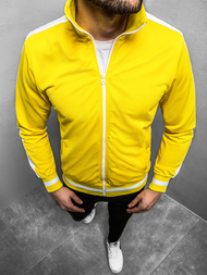 Bluza męska rozpinana zółta OZONEE O/2126Z
