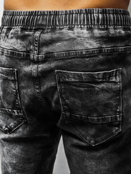 Штани чоловічі джоггери Чорнi OZONEE O/TF064