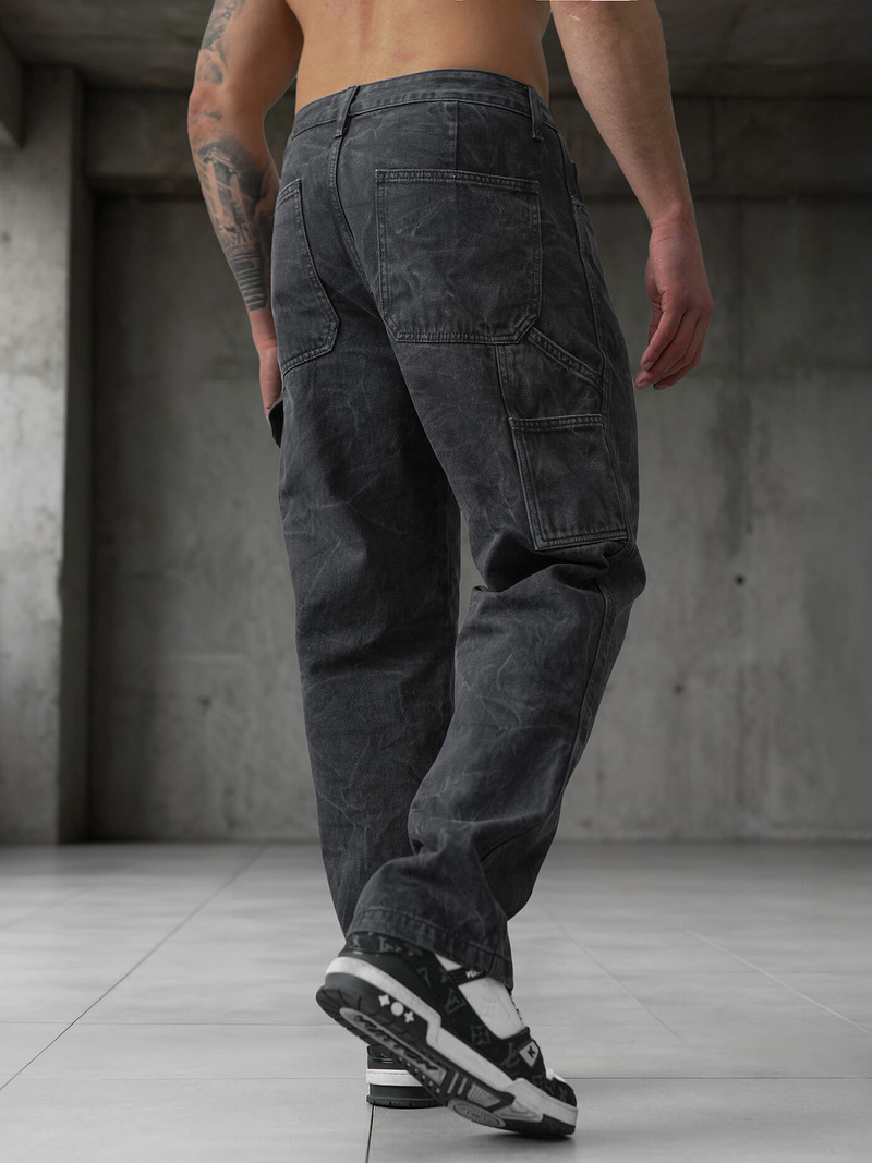 Чоловічі джинси Графітові OZONEE O/KK2828/5