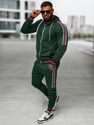 Komplet dresowy męski zielony OZONEE O/FF5111AB