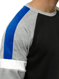 Bluza męska czarna OZONEE JS/JZ11038