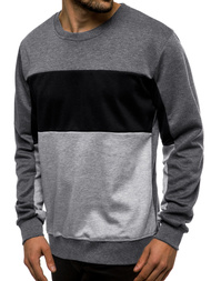 Bluza męska grafitowa OZONEE JS/JZ11052