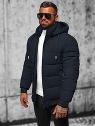 Kurtka męska pikowana granatowa OZONEE JS/31M5006