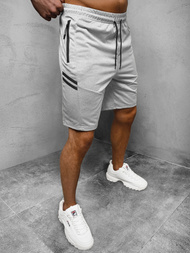 Spodenki dresowe męskie szare OZONEE JS/68041/2