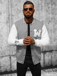 Bluza męska rozpinana szara OZONEE O/TB9127