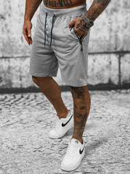 Spodenki dresowe męskie szare OZONEE JS/8K289