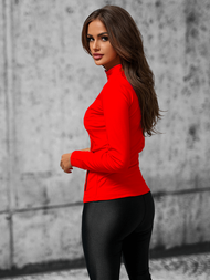Bluza damska rozpinana czerwona OZONEE JS/HD151/5Z