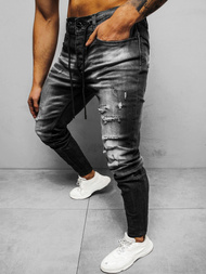 Джинси чоловічі Чорнi OZONEE NB/MP0005N