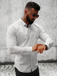 Koszula męska biała/1 OZONEE O/CLS349