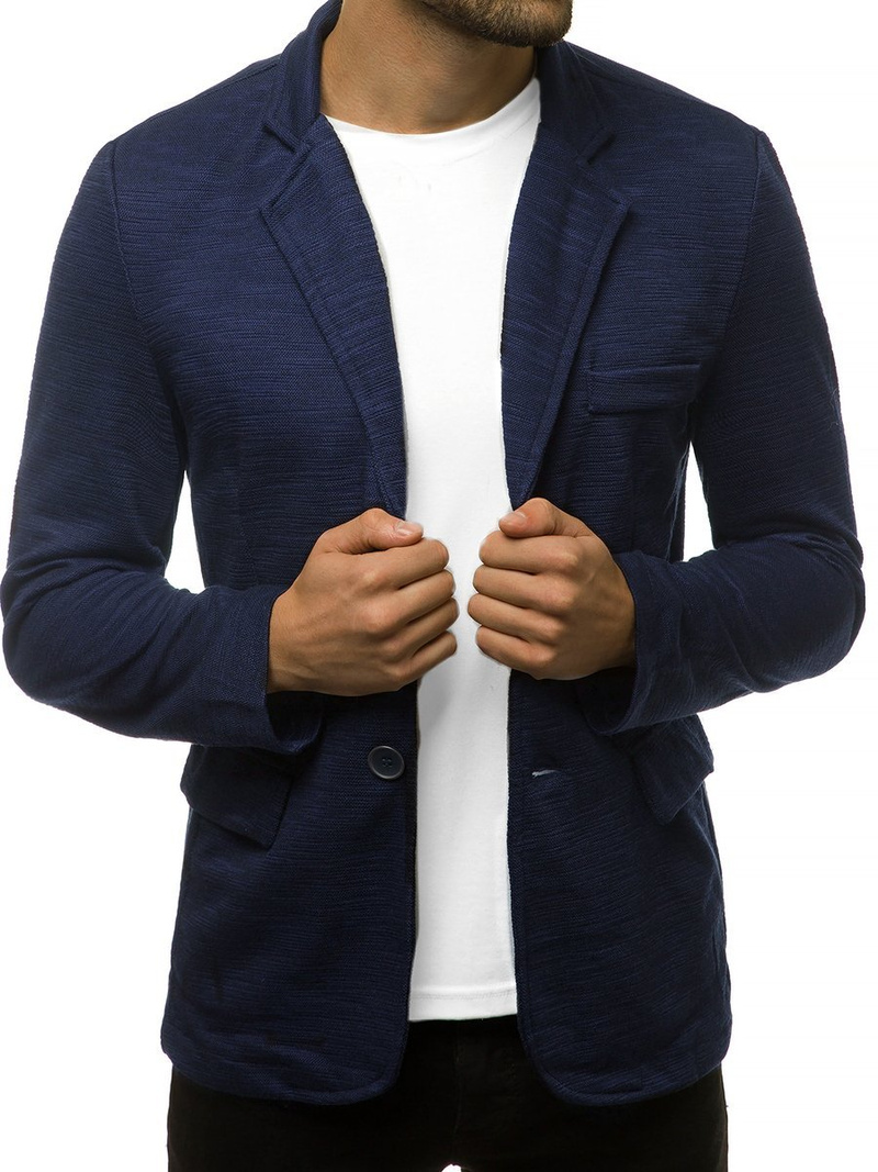 Marynarka męska granatowa OZONEE O/7301Z