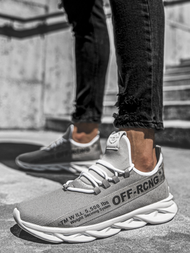 Sneakersy szare OZONEE T/02