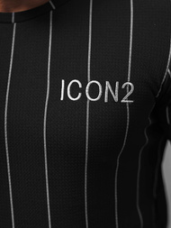 Футболка чоловіча Чорна OZONEE P1116