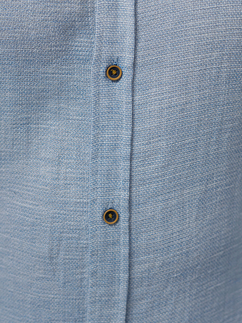 Класична сорочка чоловіча cиня OZONEE O/V28