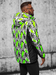 Kurtka przejściowa męska moro-zielona OZONEE JS/M36/406