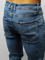 Spodnie jeansowe męskie niebieskie OZONEE E/1254SP