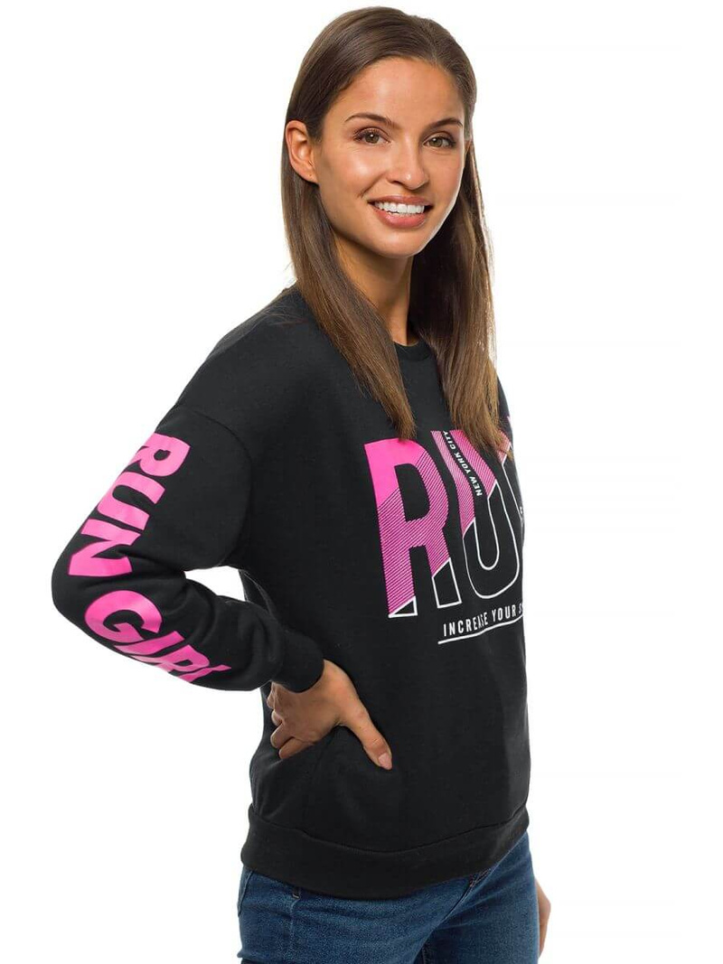 Bluza damska czarna OZONEE JS/B26006