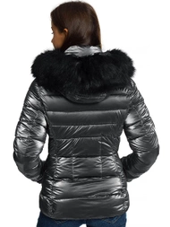 Куртка жіноча срібляста OZONEE O/DK030/45
