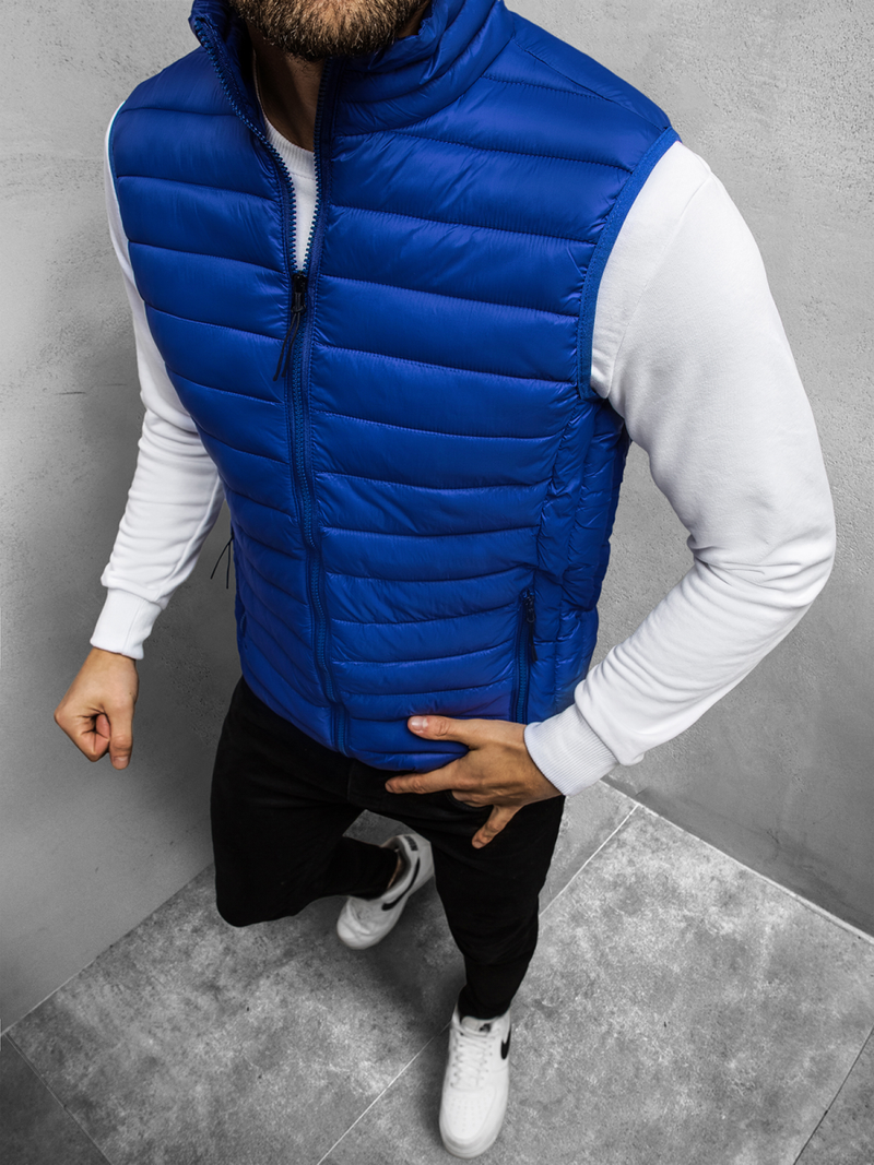 Безрукавка чоловіча Темно-Синя OZONEE JS/HDL88001Z