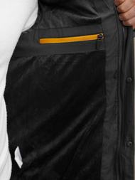 Kurtka zimowa męska czarna OZONEE JS/22M58/392