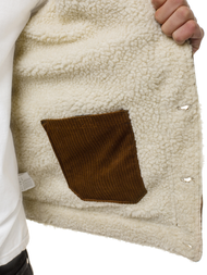 Куртка чоловіча джинсова Коричнева OZONEE JB/JP1179/2